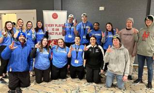 SPM Volunteering at Winter State Games
